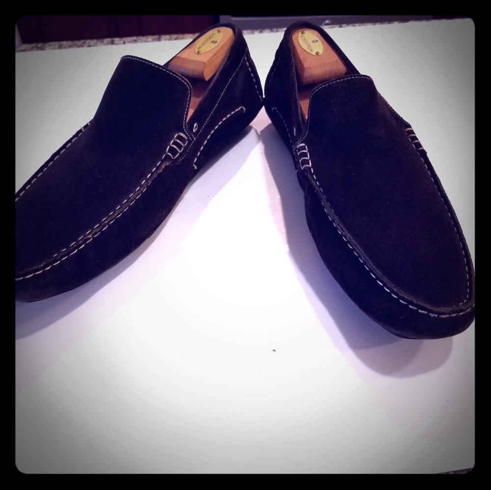 Suede shoes